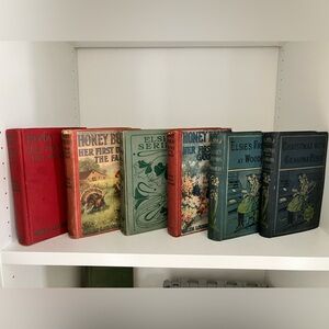 Collection of 6 Vintage Elsie and Honey Bunch Series